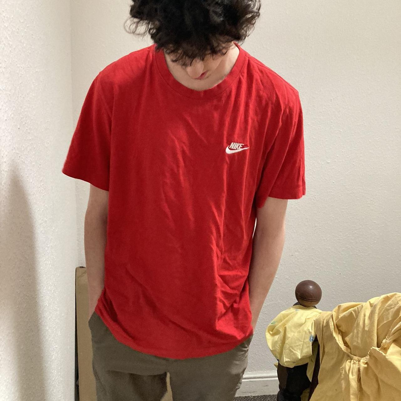 team red nike shirt
