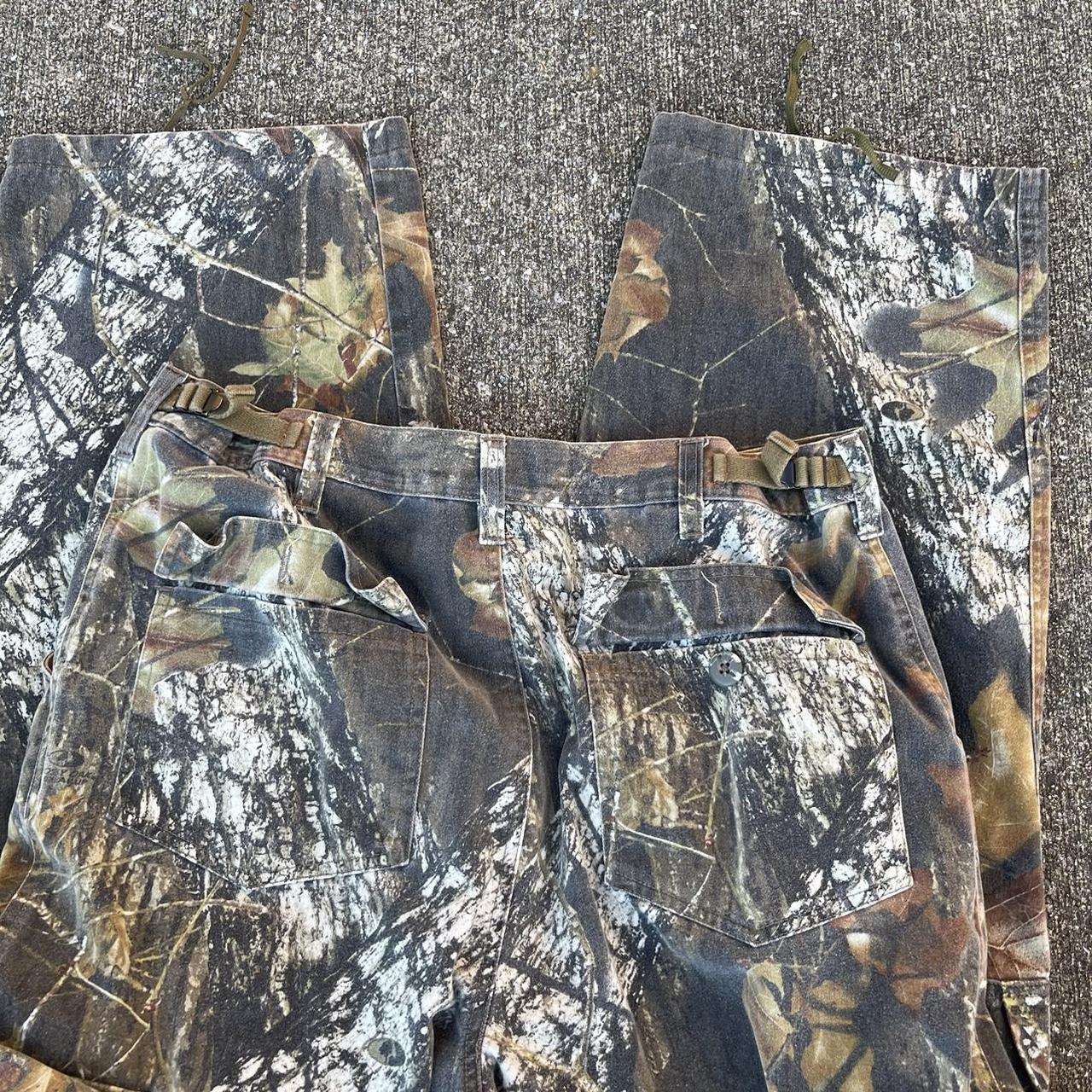 Russell Athletic Men's Green and Khaki Trousers Depop