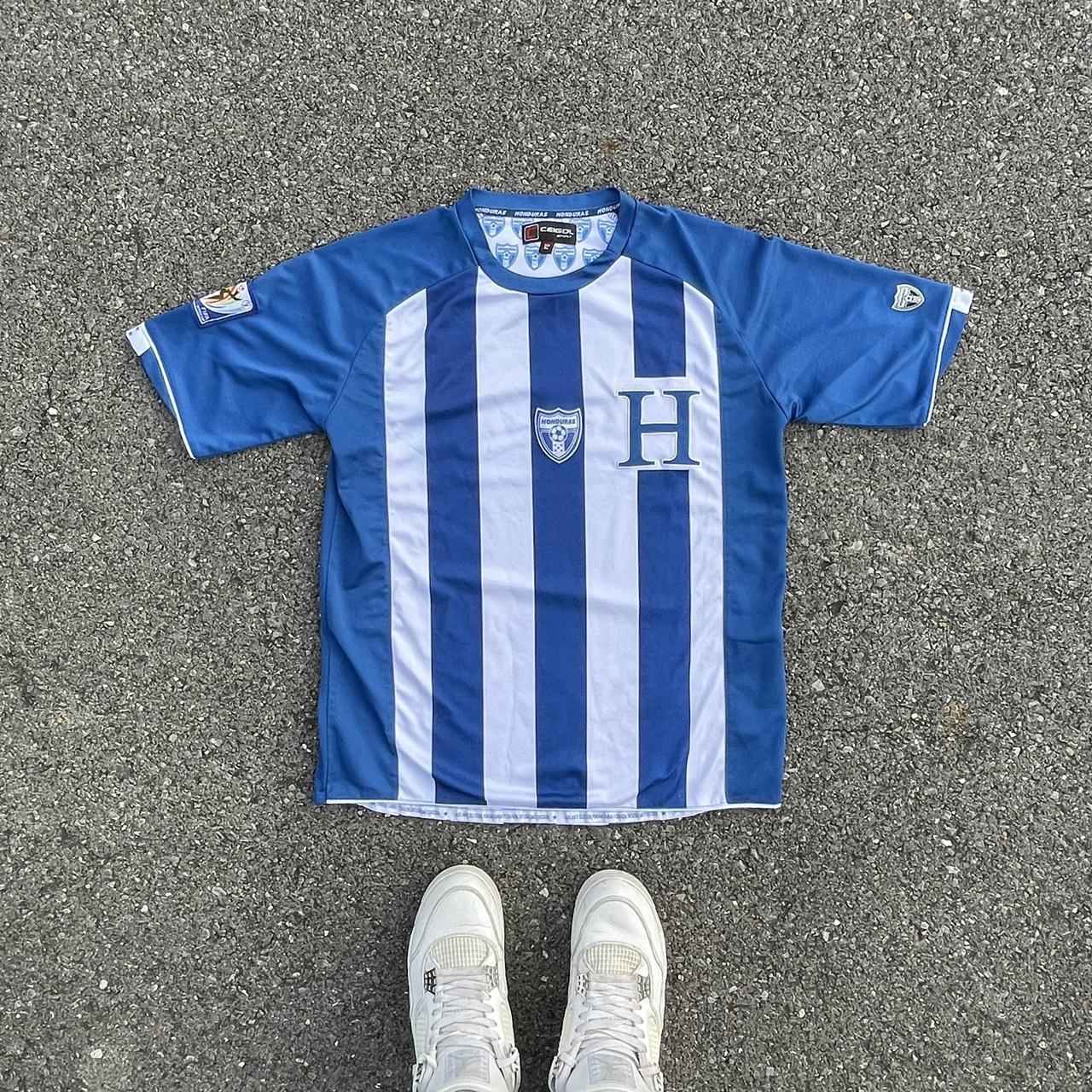 Vintage Honduras striped Soccer Jersey -- Size L