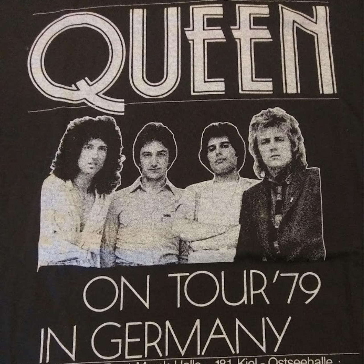 QUEEN ON TOUR '79 IN GERMANY Tシャツ Queen T Shirt - Queen concert shirt - Germany 1979 Tour