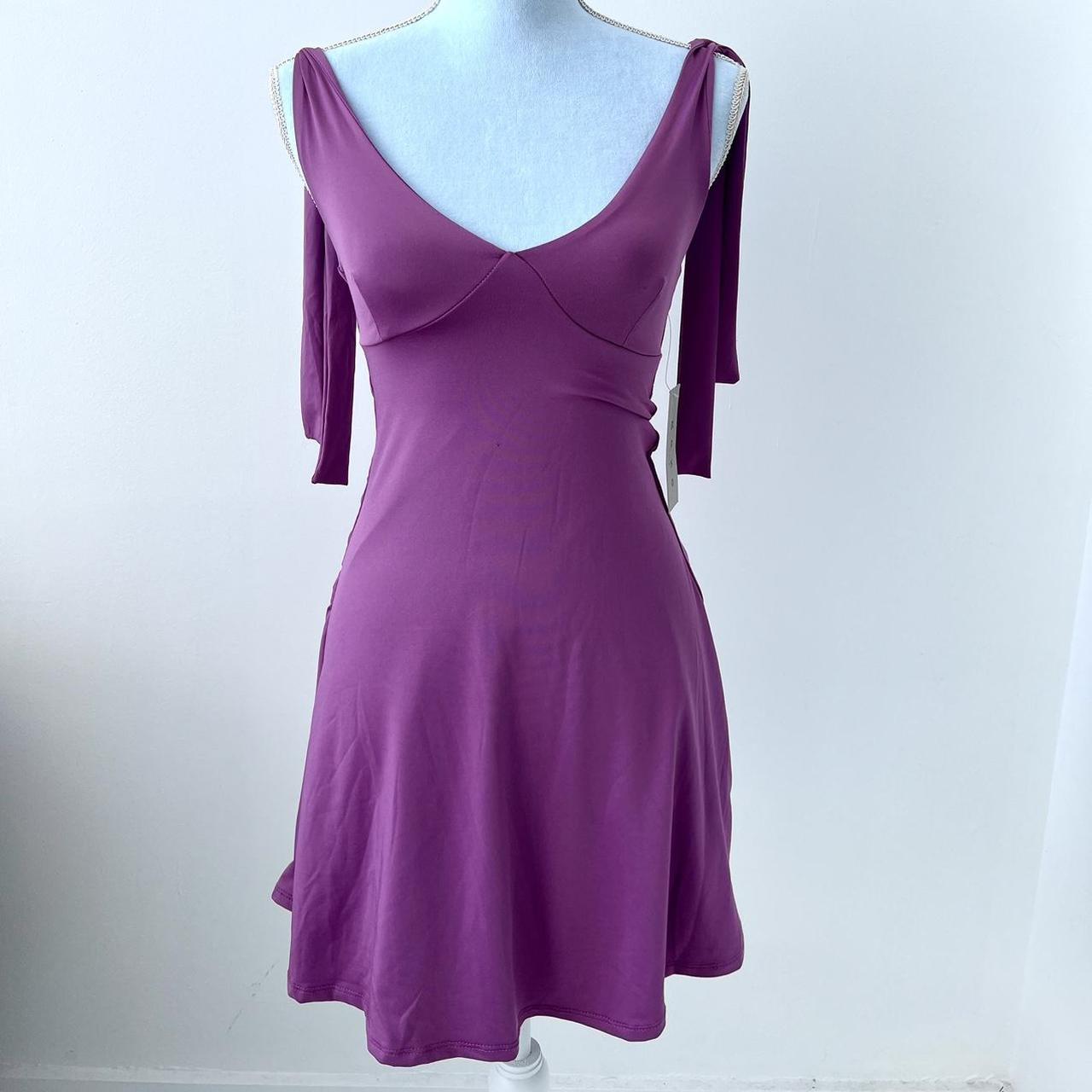 Purple dress Size xs New with tags - Depop