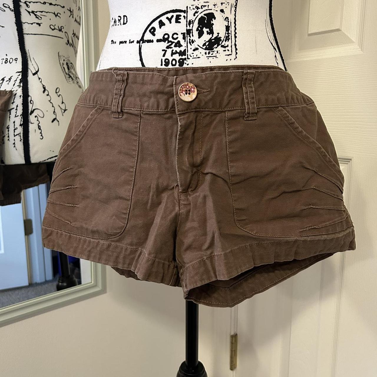 Women's Brown and Tan Shorts | Depop