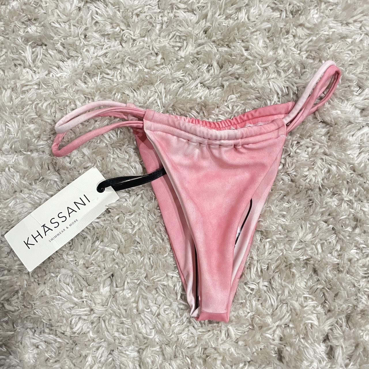 Pink bikini set by KHĀSSANI. Brand new with tags!... - Depop