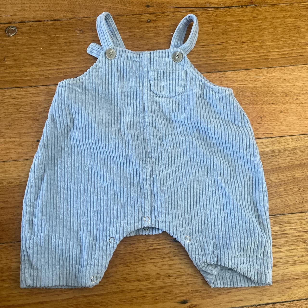 Lala land cord baby blue overalls size s Would fit... - Depop