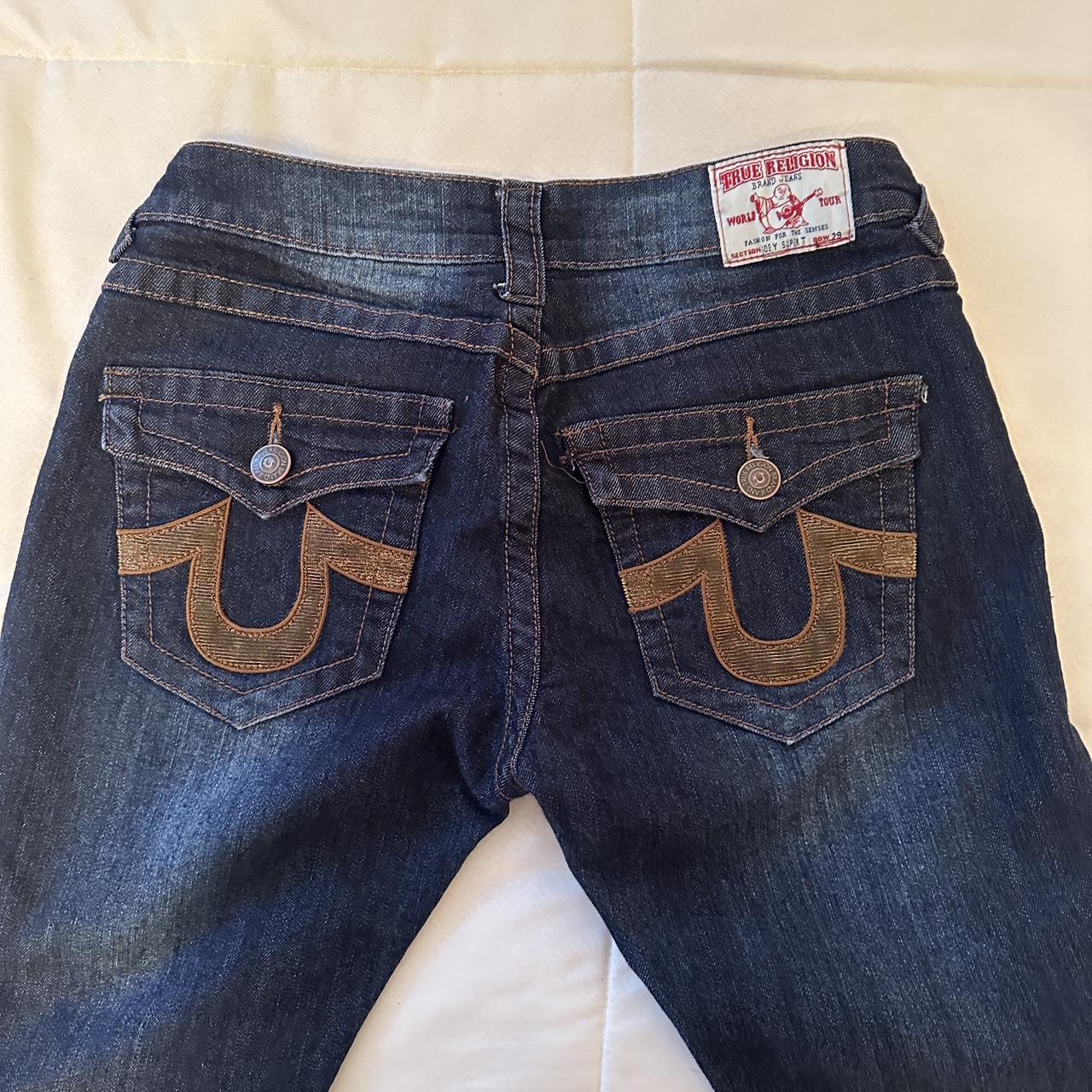 True Religion Lowrise Jeans Size: 29 #denim... - Depop