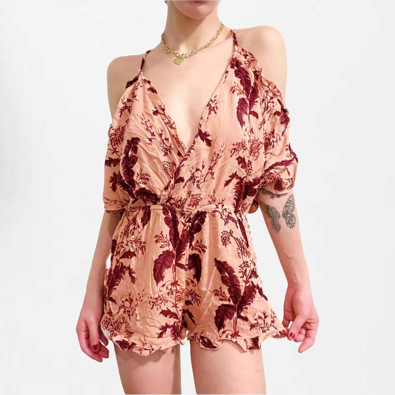 Topshop sale pink playsuit