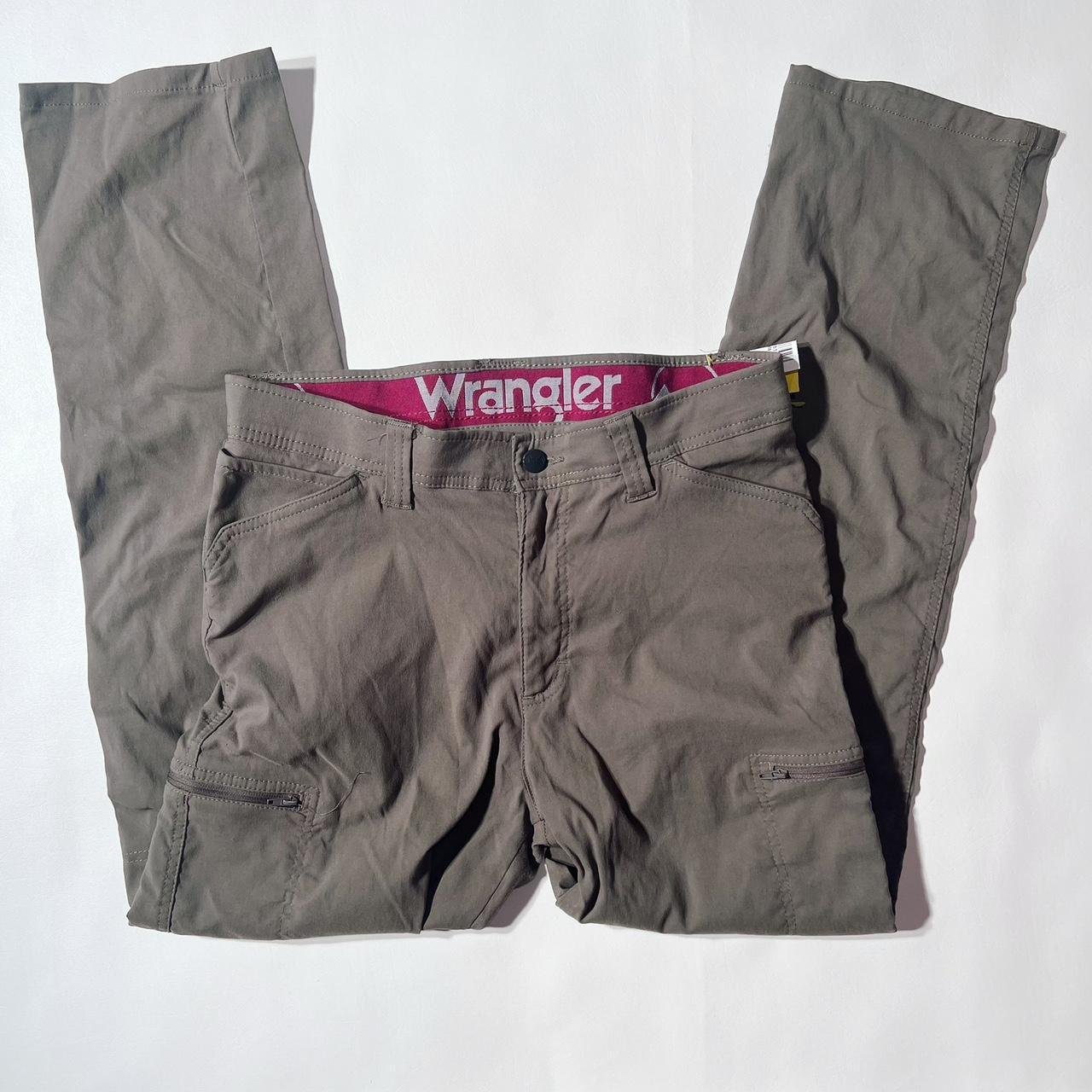 Wrangler Men's Khaki Trousers | Depop