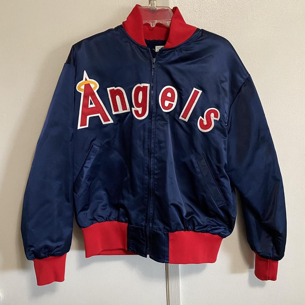 Vintage California Angels Nylon Jacket. Unknown - Depop