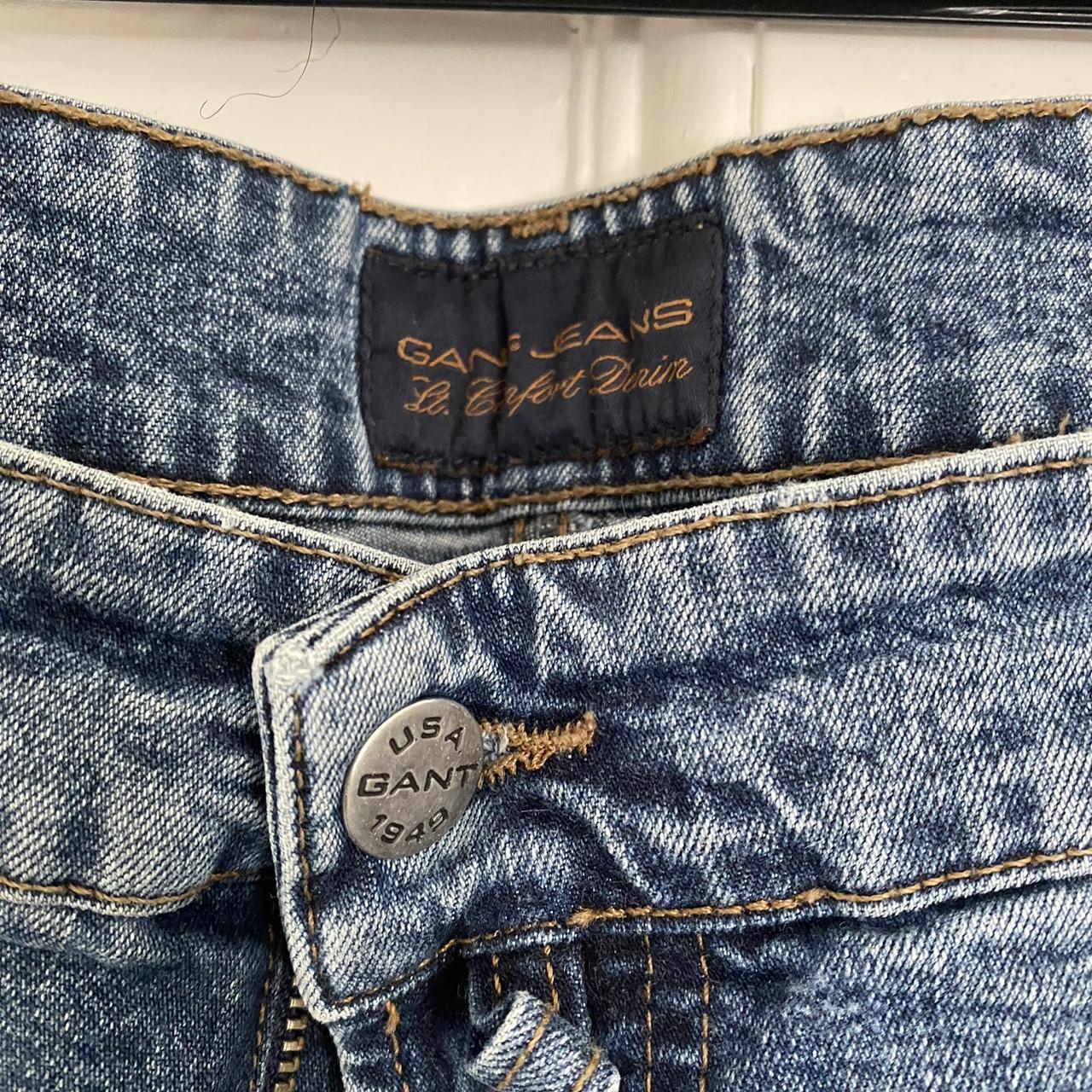 Gant jeans, there’s a hole which can be seen in the... - Depop