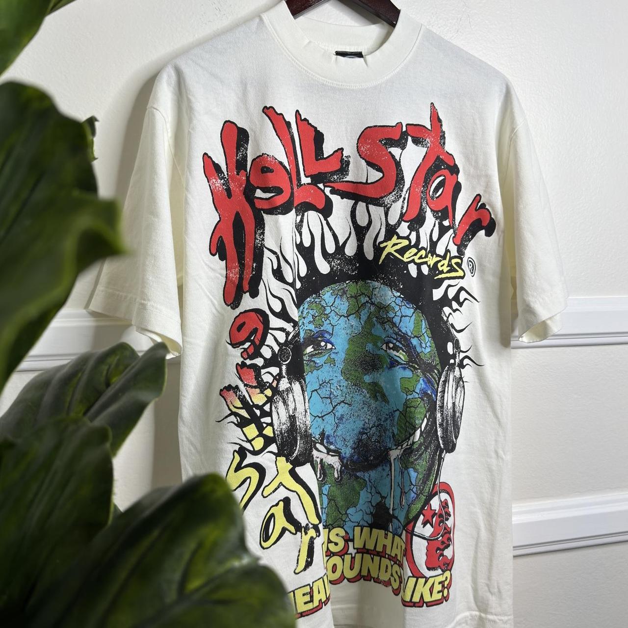 Hellstar Studios Heaven on Earth Tee Cream Size | Depop