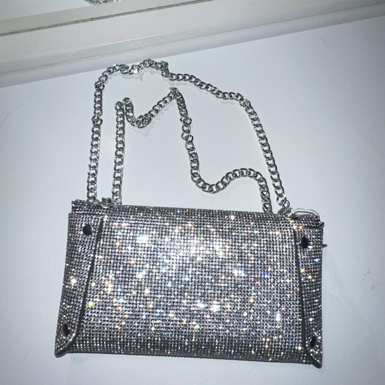 Brand new diamanté embellished small clutch bag -... - Depop