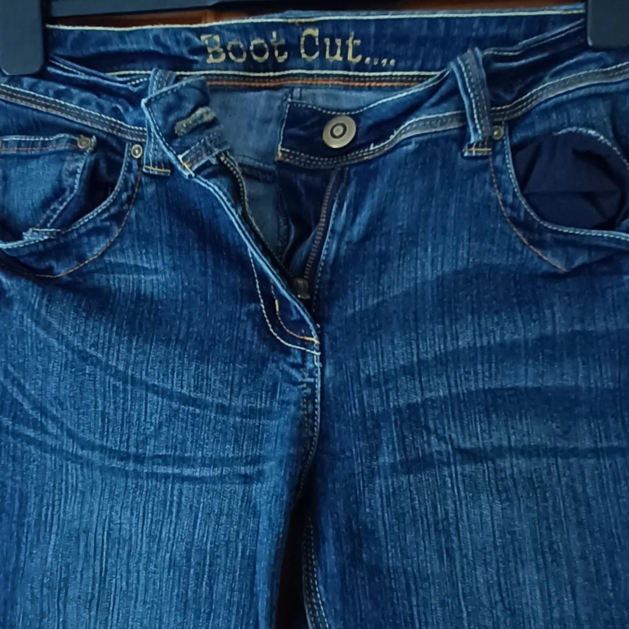 Women's denim jeans nice design on pockets - Depop