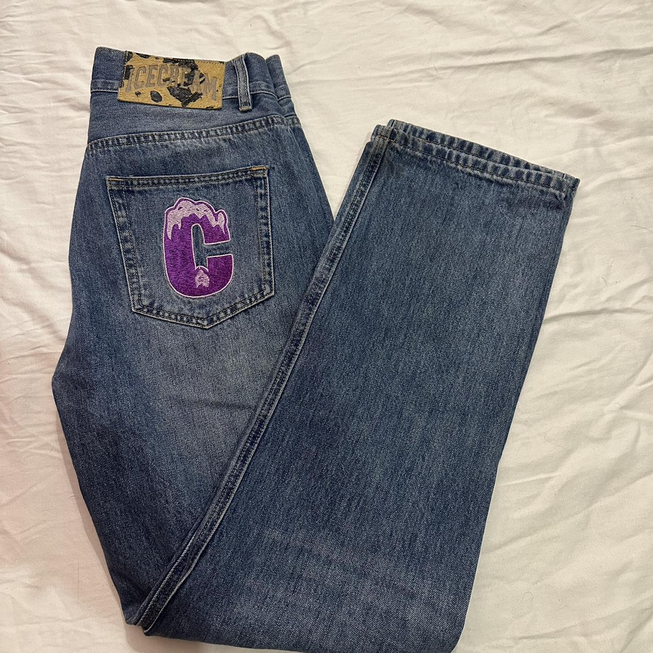 Ice Cream Jeans Colour Navy Size 32 Bought for... Depop