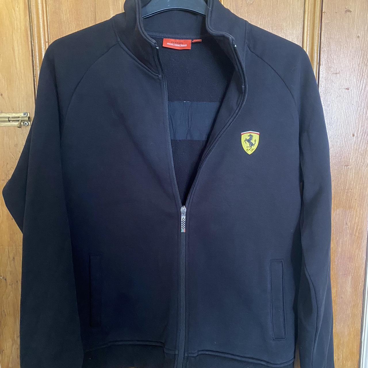 Black Official Ferrari jacket (not sure when it's... - Depop