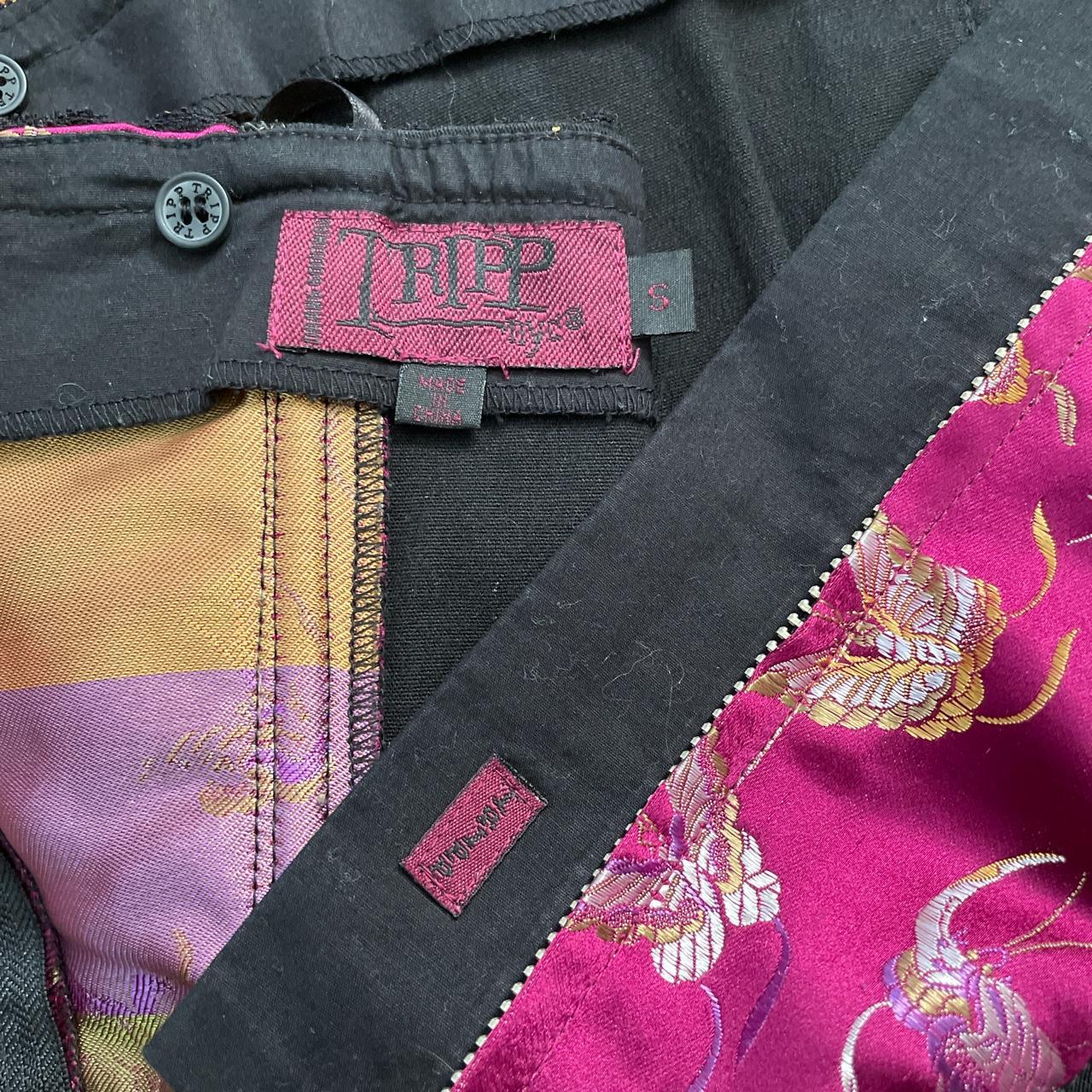 Tripp NYC Women's Black and Purple Corset (4)
