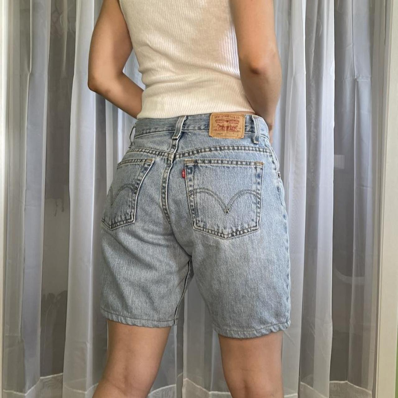 Levi's Women's Blue Shorts | Depop