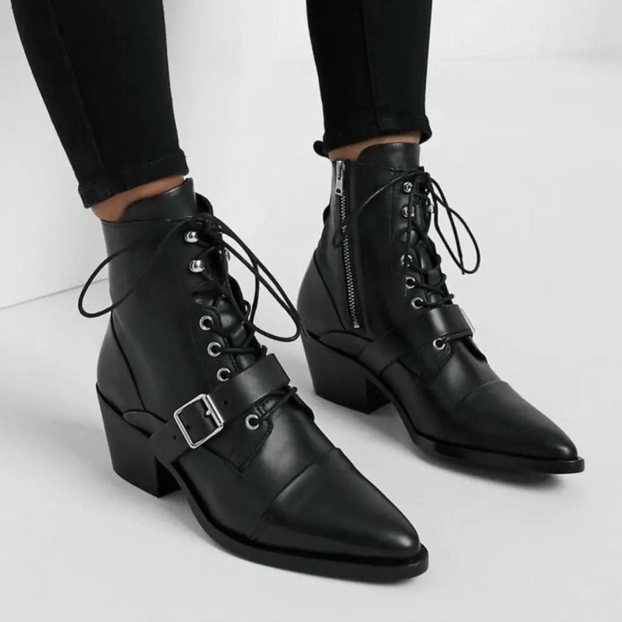 All saints deals lace up boots