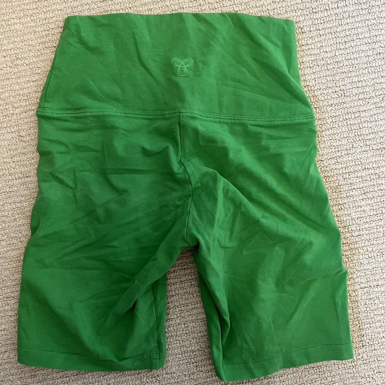 Aritzia TNA butter biker shorts in green #aritzia - Depop