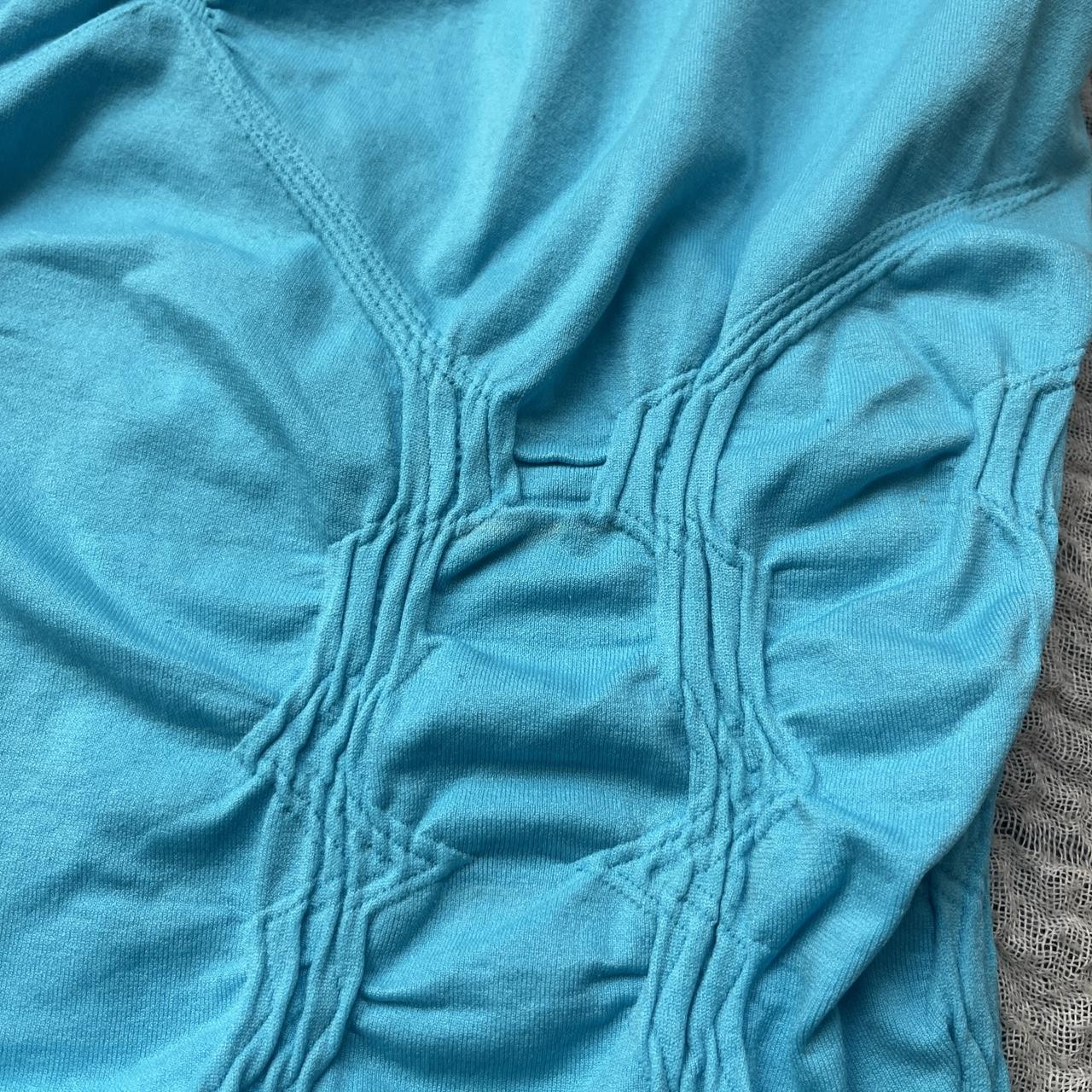 Cute ruched y2k top! Has a lot of stretch and super... - Depop