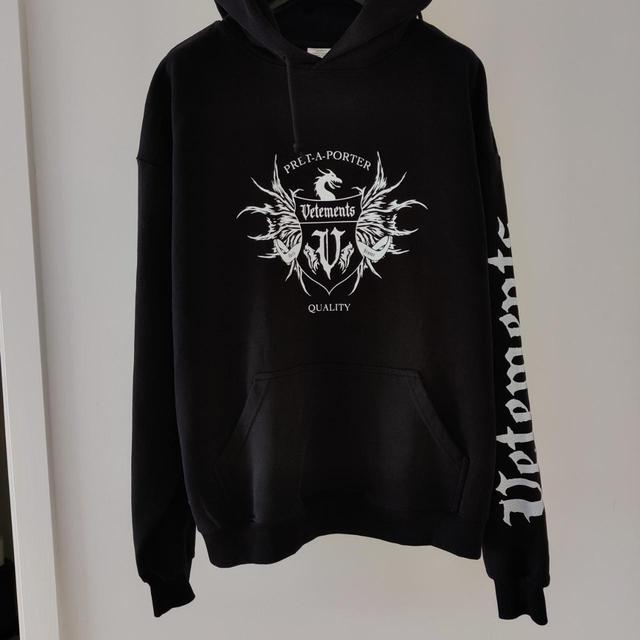 トップス VETEMENTS UNICORN WSS18TR28 VETEMENTS ヴェトモン 18SS WSS18TR28 Rainbows Unicorn Hooded