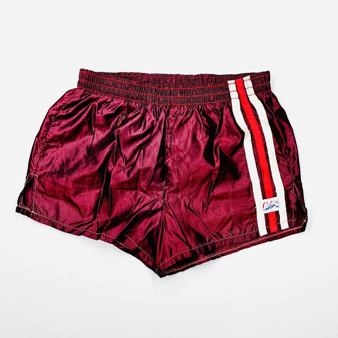 California Waves Women's Burgundy and Red Shorts (3)