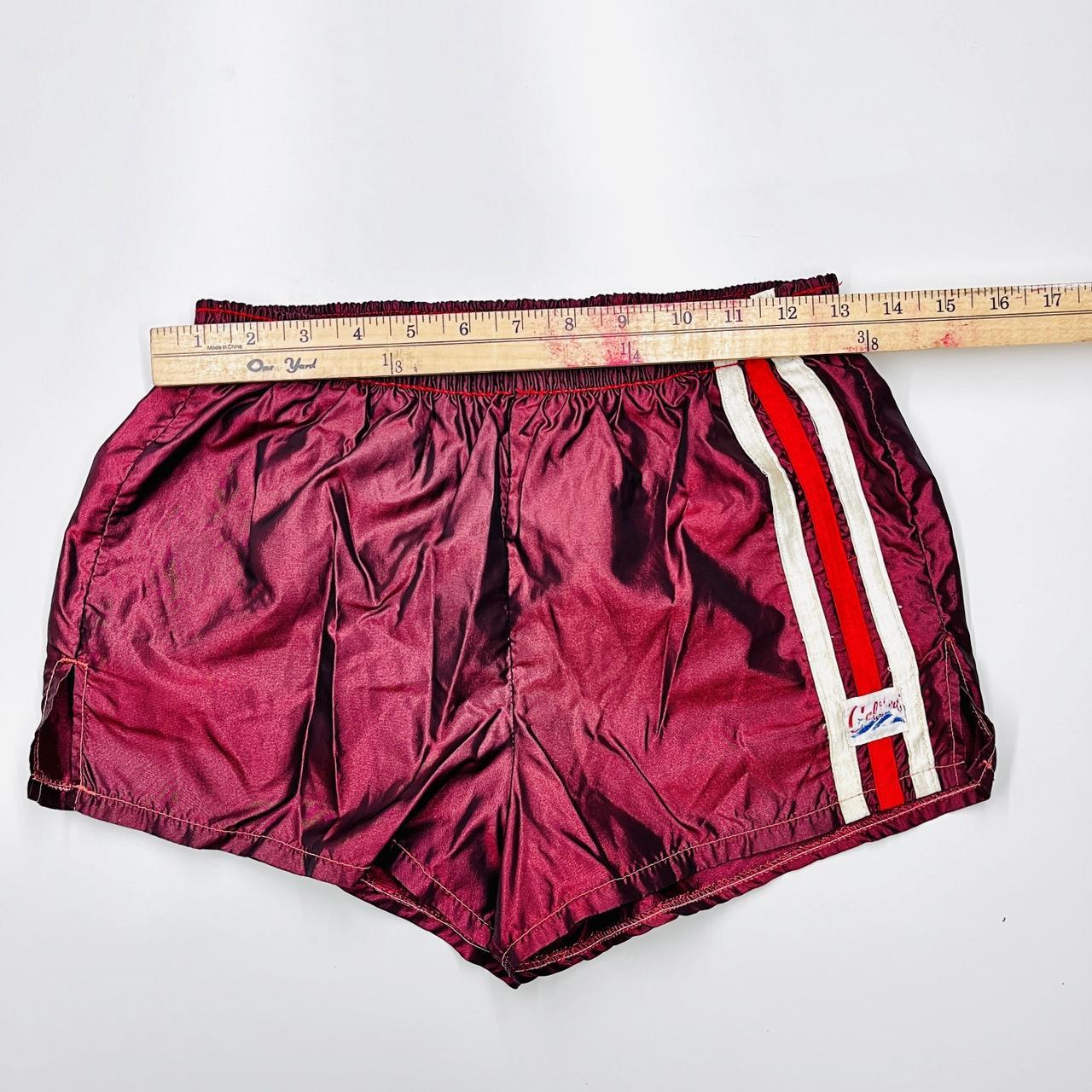 California Waves Women's Burgundy and Red Shorts (5)
