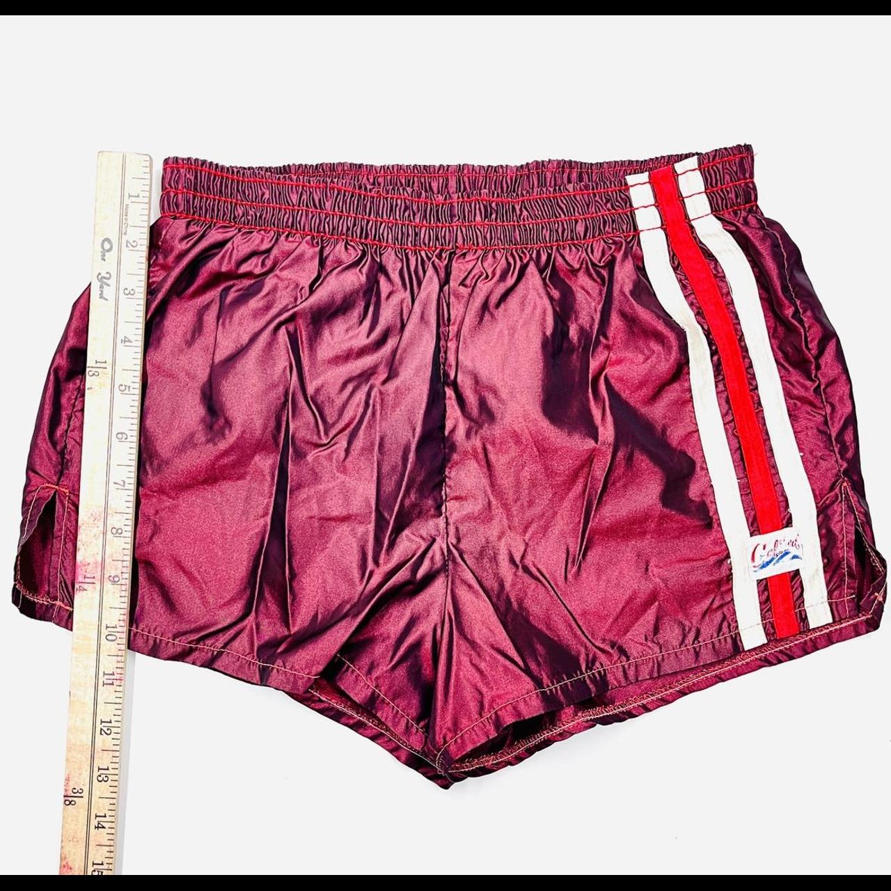 California Waves Women's Burgundy and Red Shorts (6)