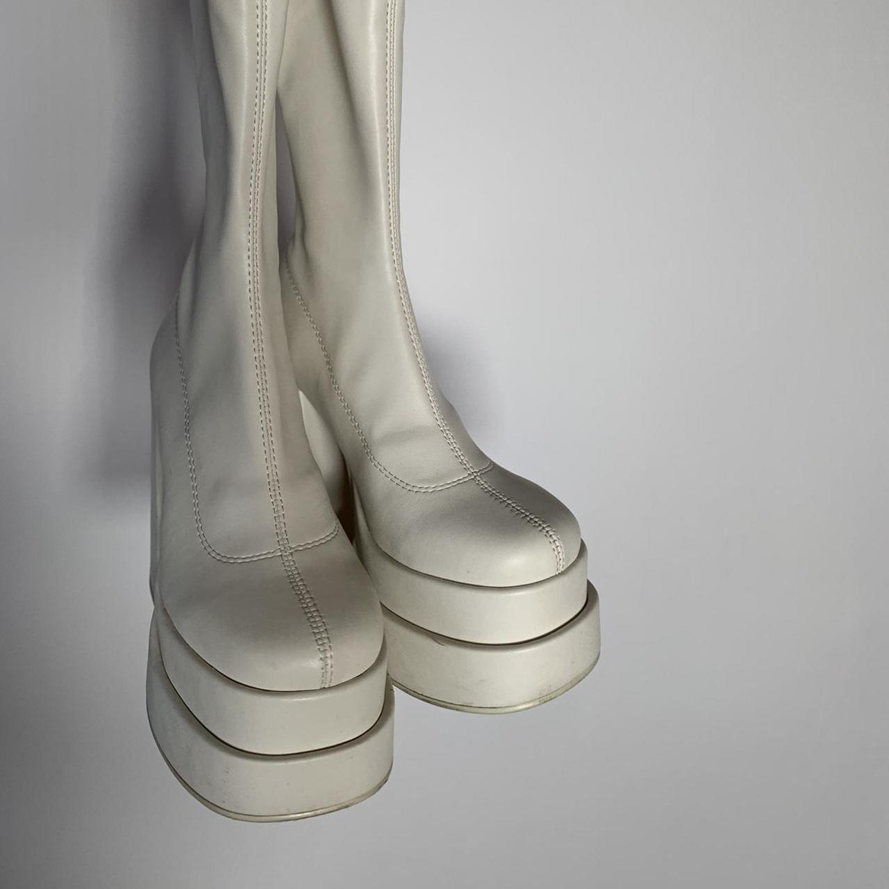 steve madden white platform