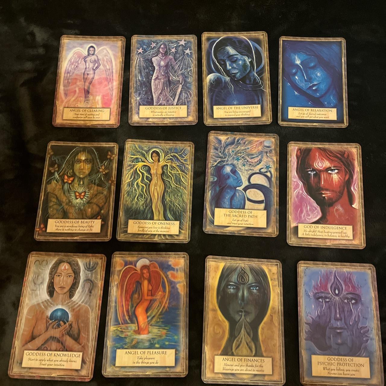 Oracle card set, the angels, gods & goddesses by | Depop