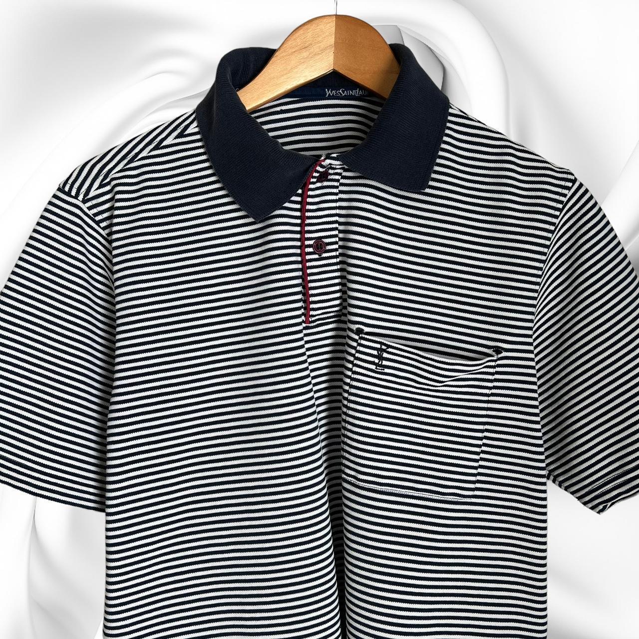 Vintage YSL Yves Saint Laurent Stripe Button Shirt