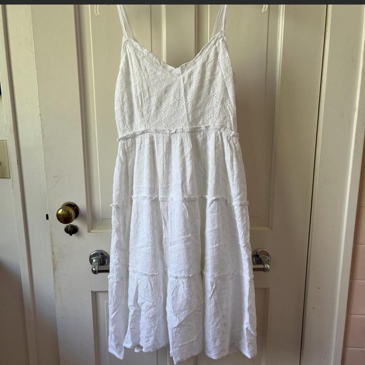 Urban Outfitters Women's White Dress | Depop