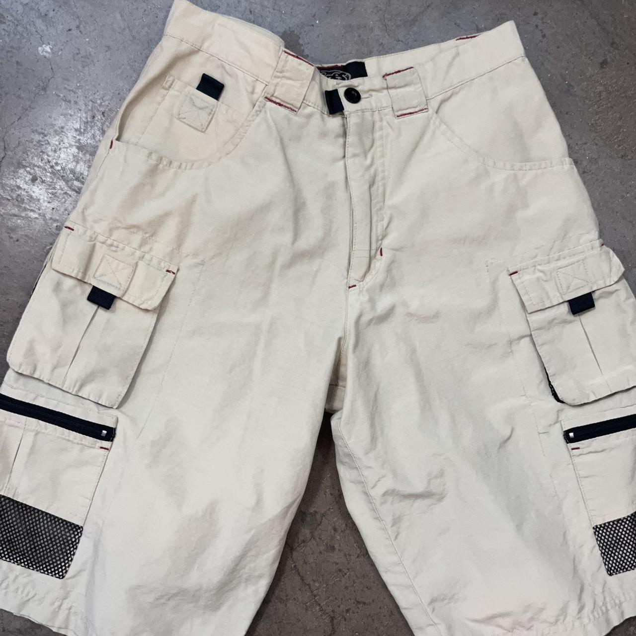 Vintage Lee pipes cargo shorts #jnco#techpants - Depop