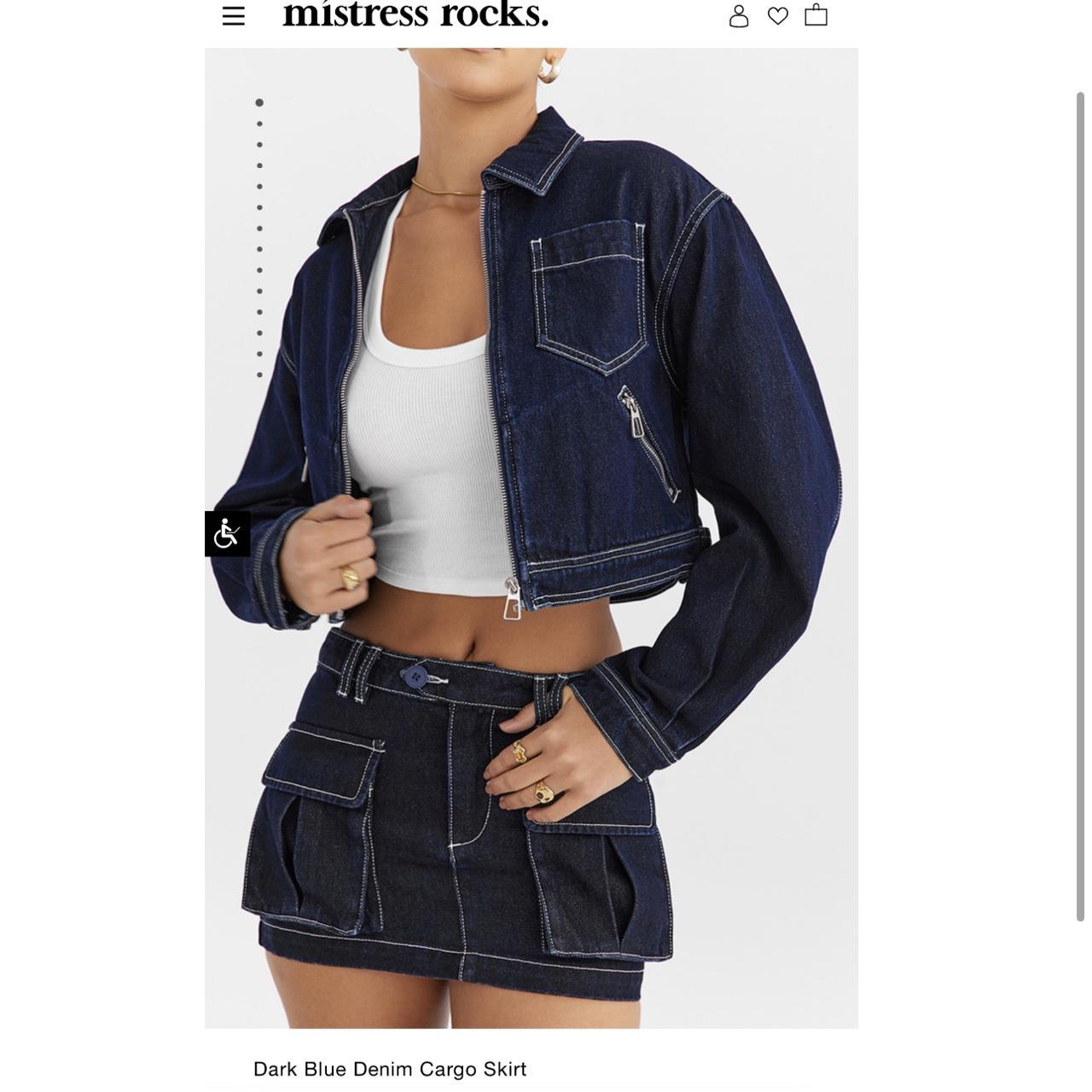 MISTREASS Denim Jacket ミストレアス／Deformation Cropped Denim