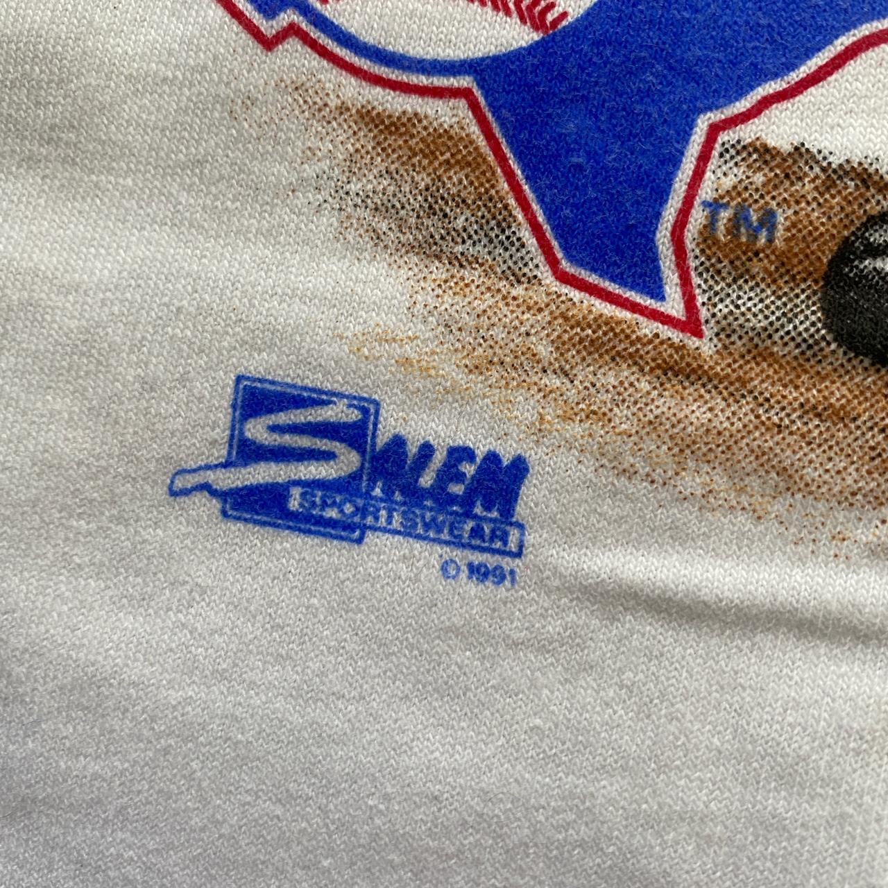 Vintage Texas Rangers Nolan Ryan 300 Wins Salem Sportswear Shirt