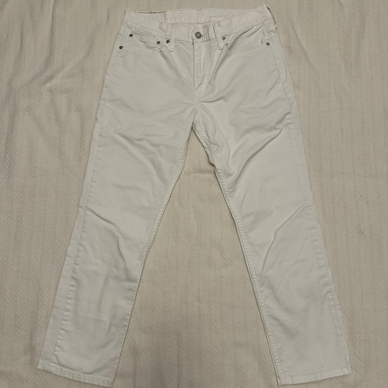 White Levi s 511 size 32x29. Perfect for all my. Depop