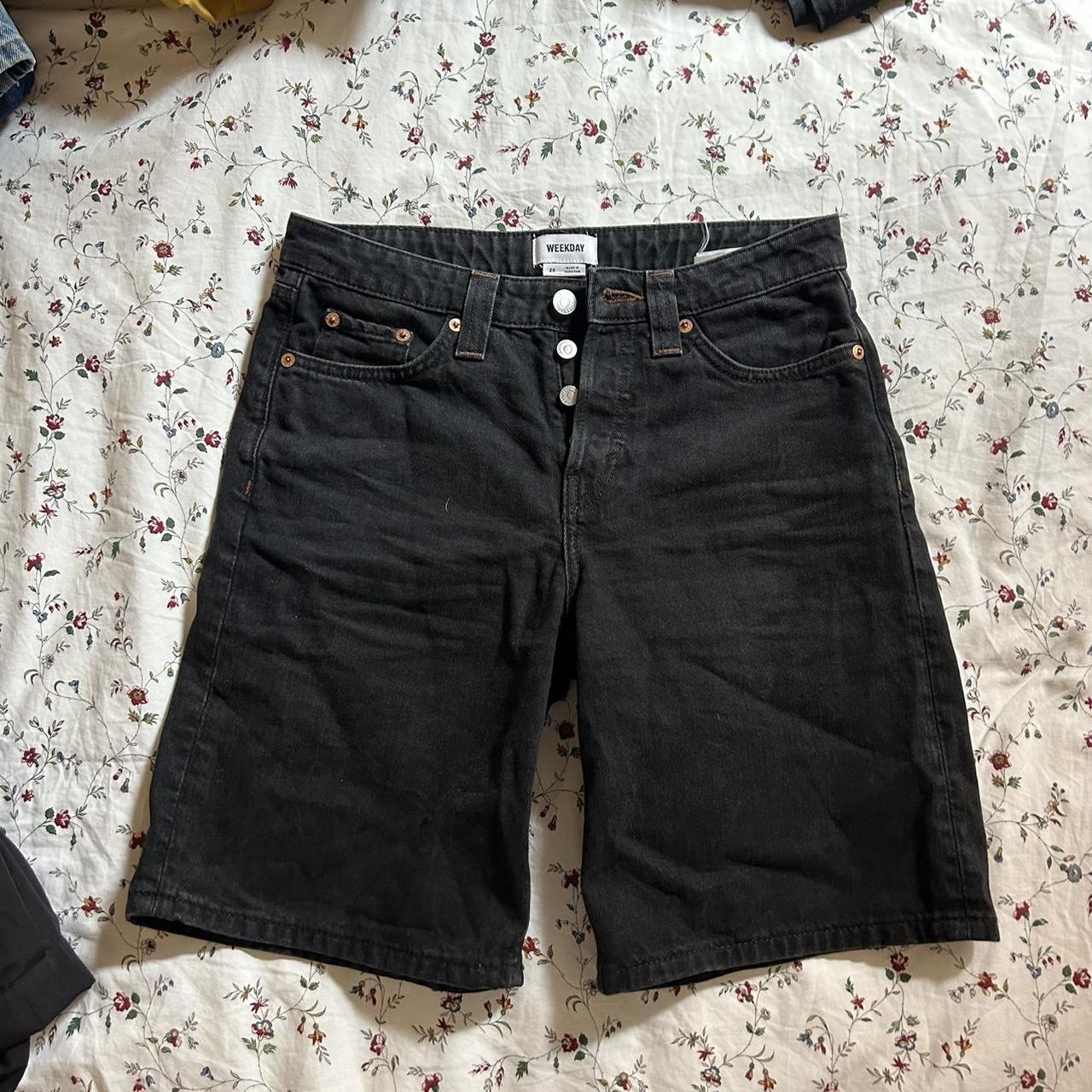 weekday denim shorts