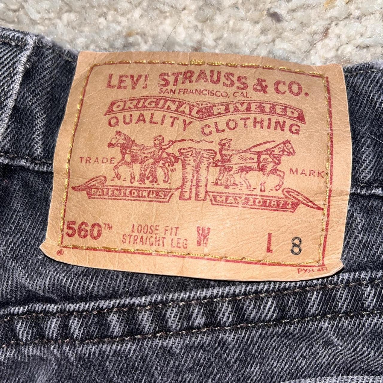 LEVI’S 560 LOOSE FIT STRAIGHT JEANS SEND... - Depop