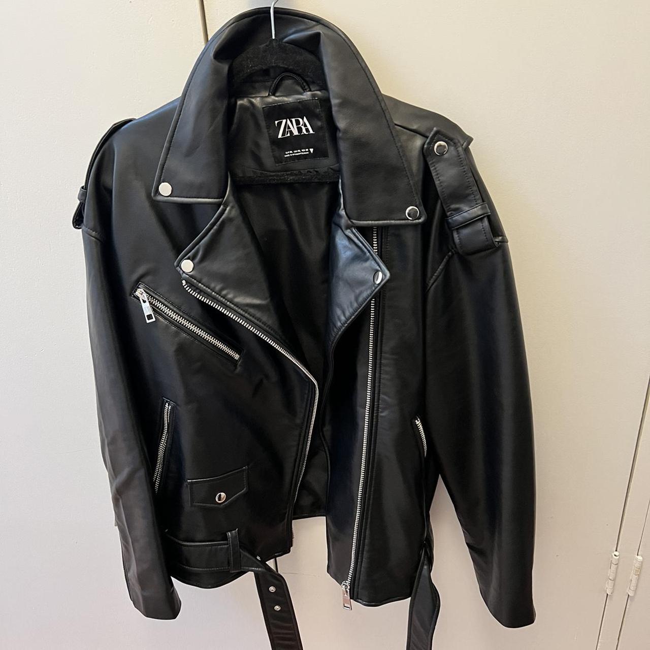Leather Perfecto Femme Vinted Leather Jacket Veste Zara Oversize
