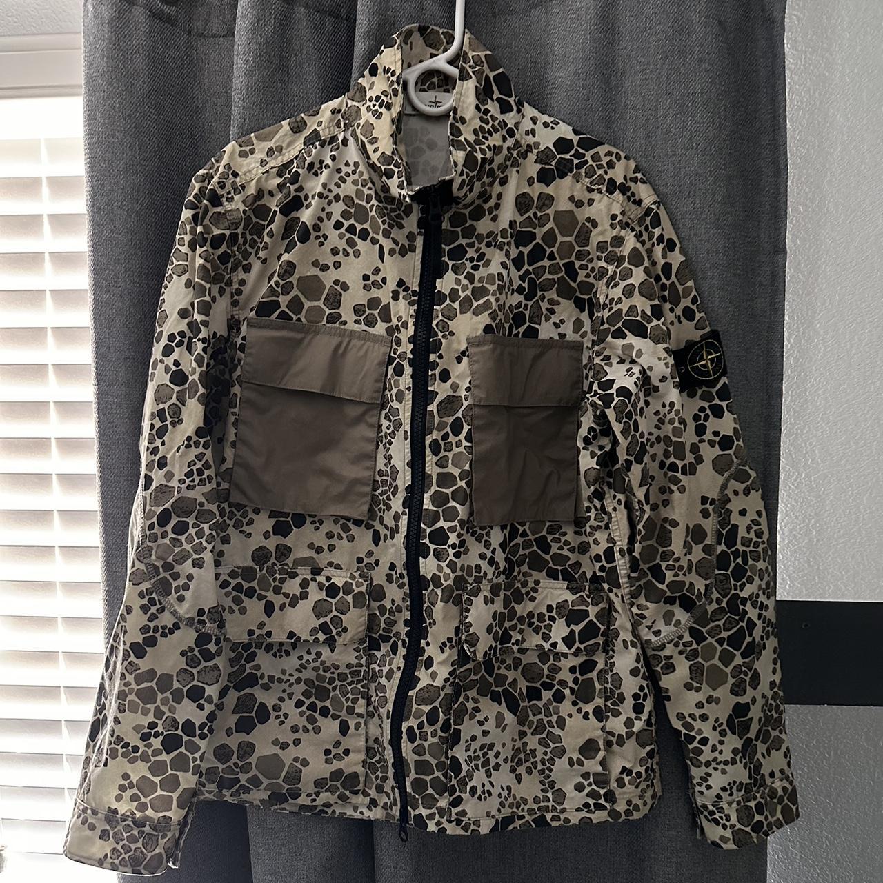 Stone island alligator camo jacket on sale