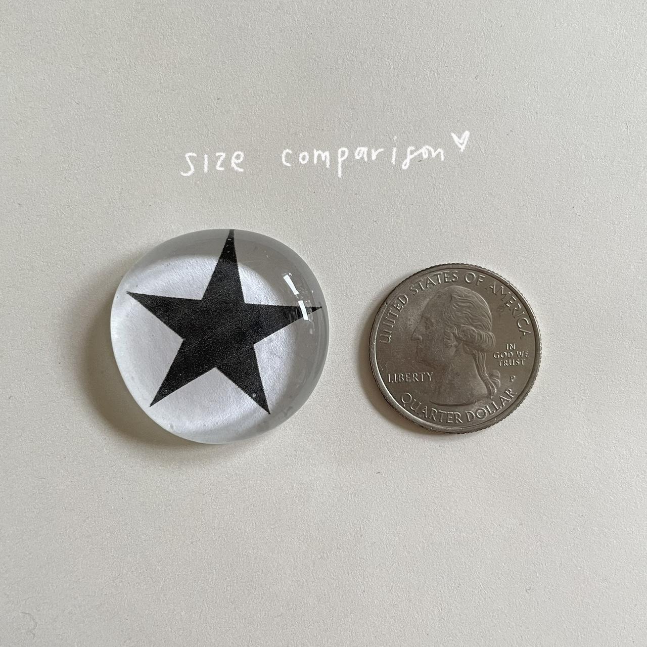 full moon 🌕 handmade glass pendant/ pin! (the one... - Depop