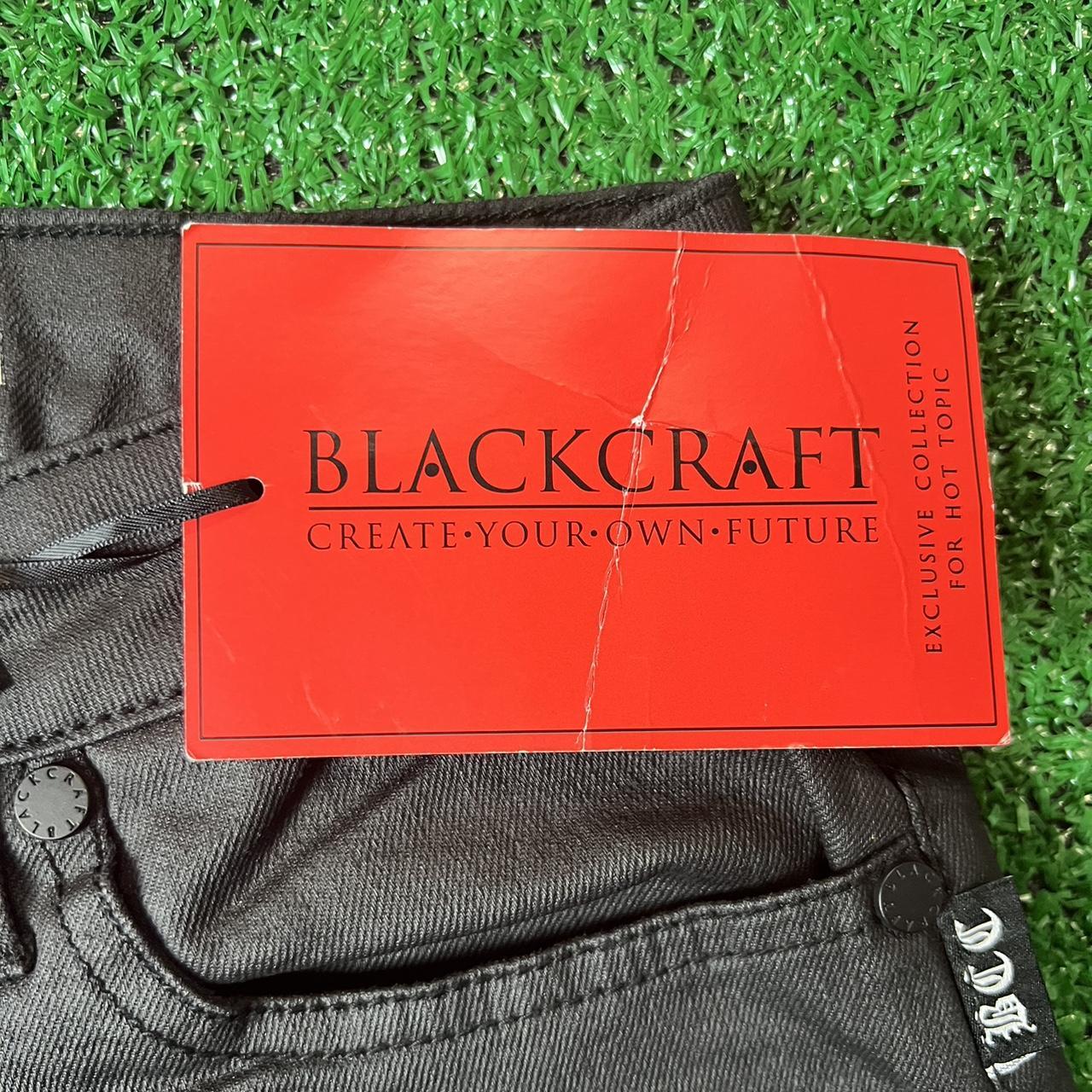 Black Craft Faux Leather Pentagram Pants. New w/... Depop