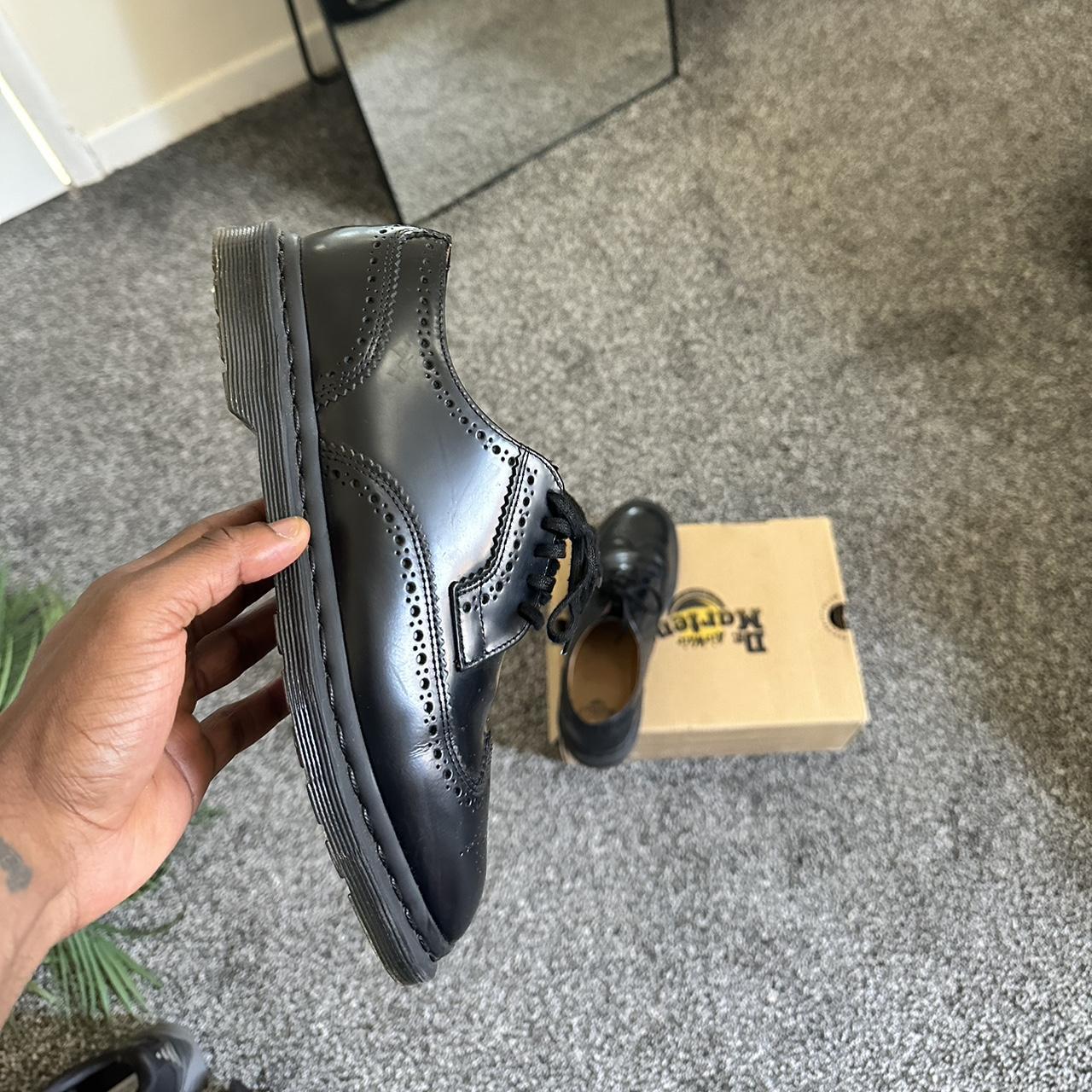 Dr Martens Kelvin ll Black Brogue shoe Size UK 6. Depop