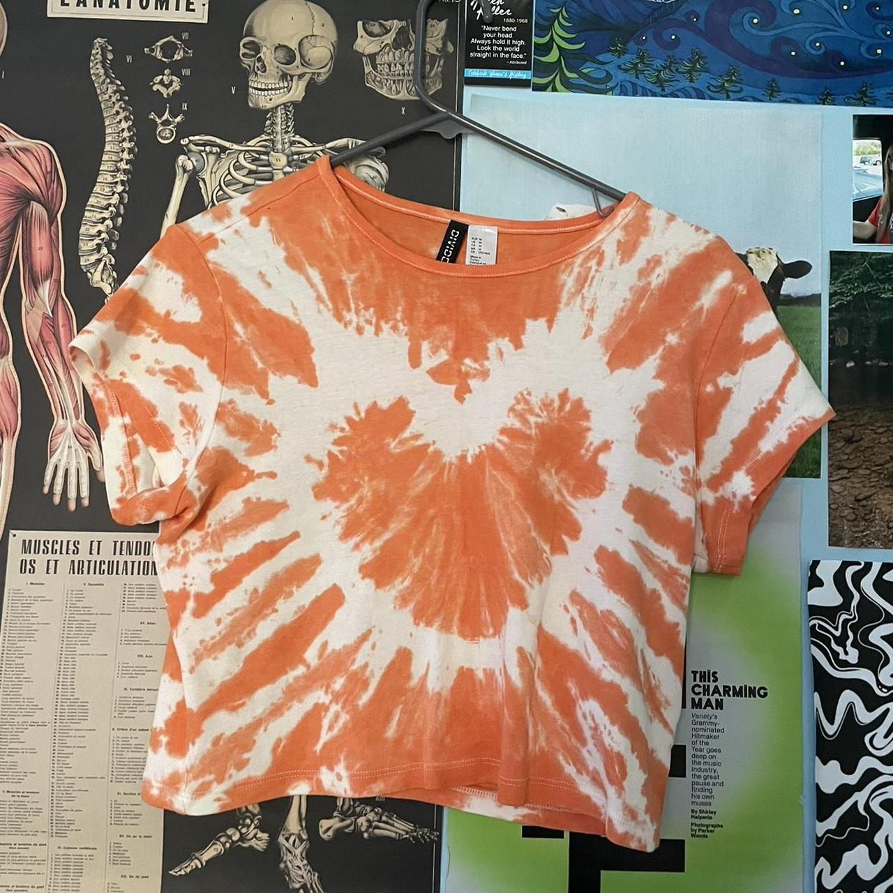 Orange Tie Dye T-shirt