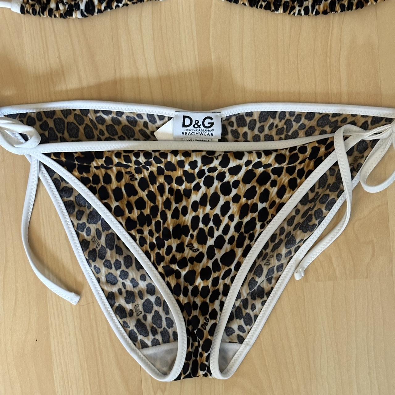 DOLCE and GABBANA - Cheetah Print bikini set - Size | Depop DOLCE and GABBANA - Cheetah Print bikini set - Size | Depop