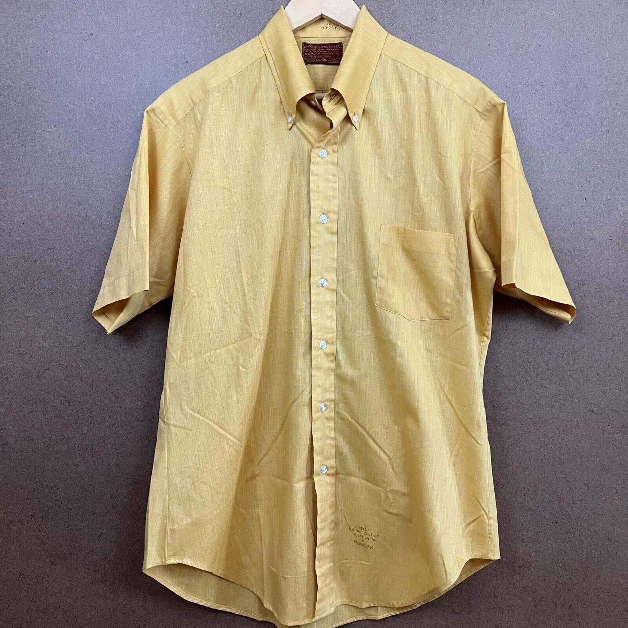 VTG 60s Sears Kings Road Combed Cotton Blend... Depop