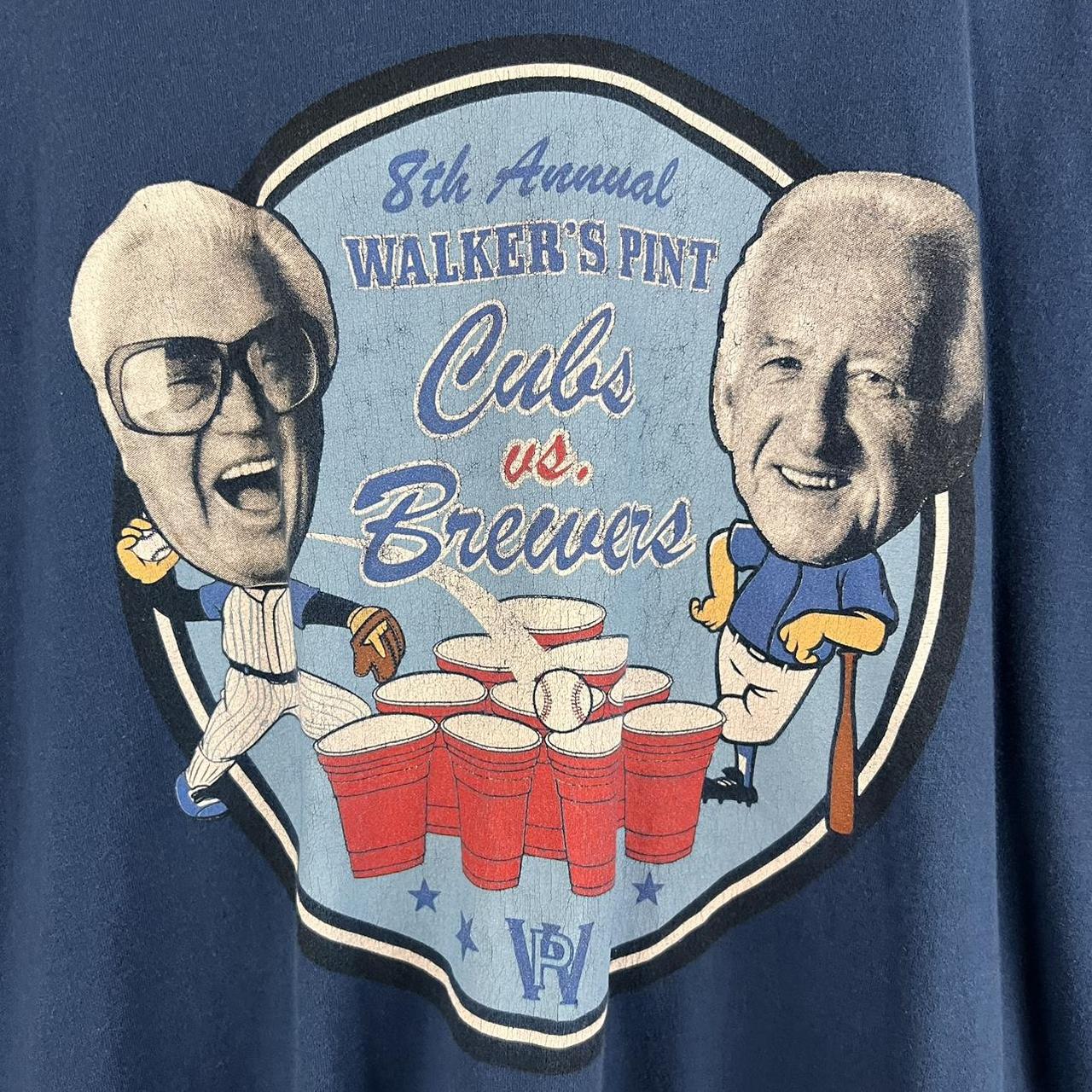 Y2K Walker's Pint Bar Cubs Brewers Harry Caray Bob - Depop