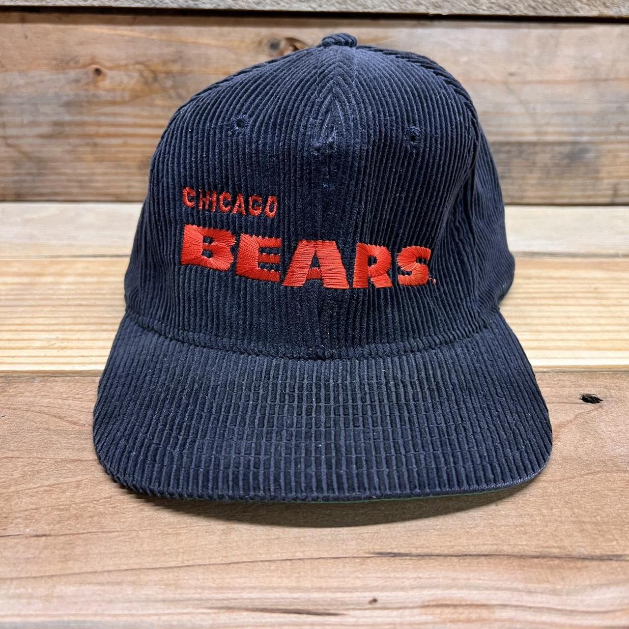 corduroy chicago bears hat