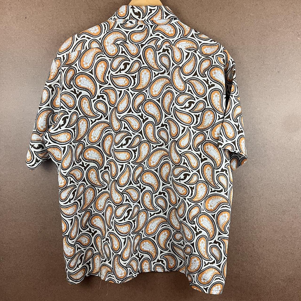 VTG 70s JCPenney Towncraft Paisley ButtonUp Shirt... Depop
