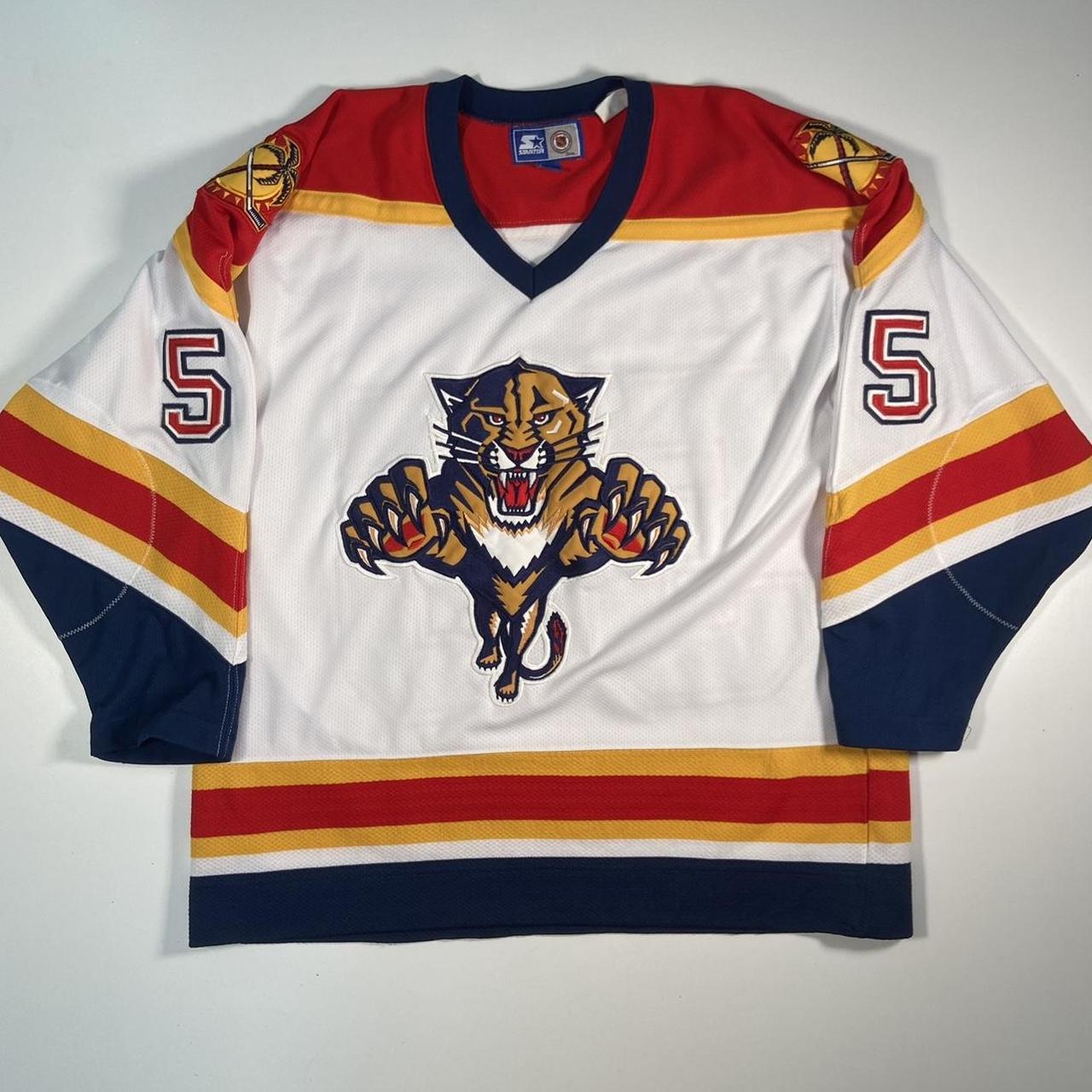 Vintage Florida Panthers Jersey 90’s Starter NHL... - Depop