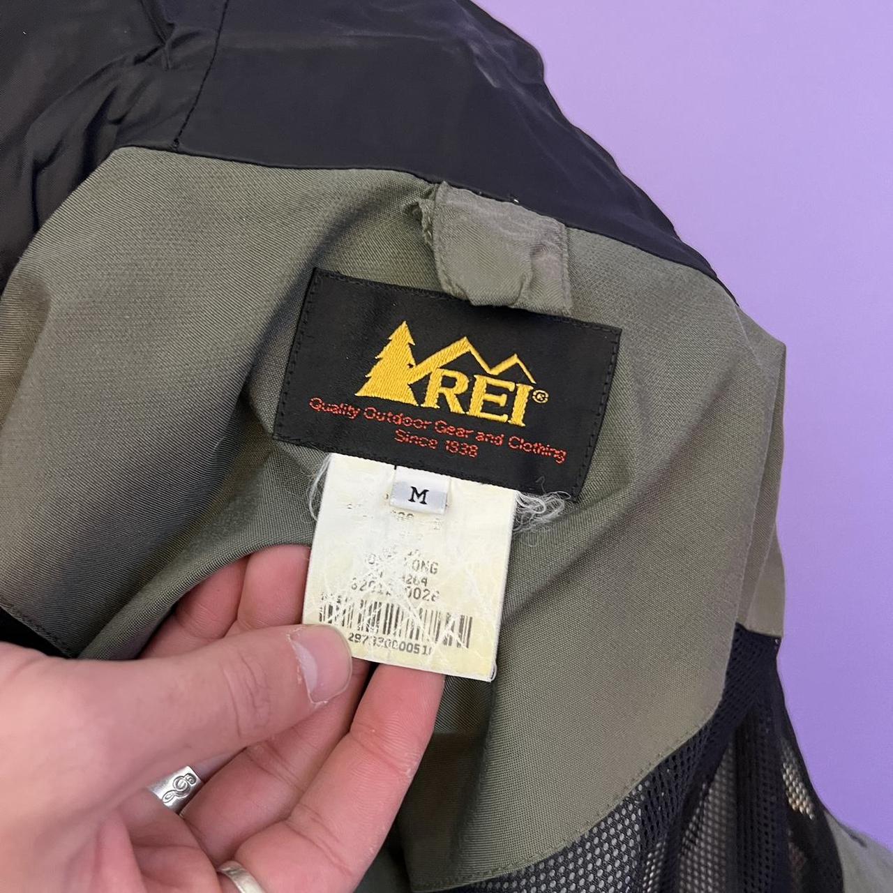 Vintage REI green snowboarding ski shell jacket... Depop